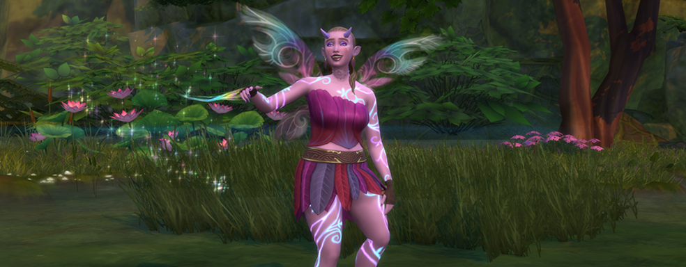 Для The Sims 4 вышло DLC «Волшебство природы» с феями и болезнями