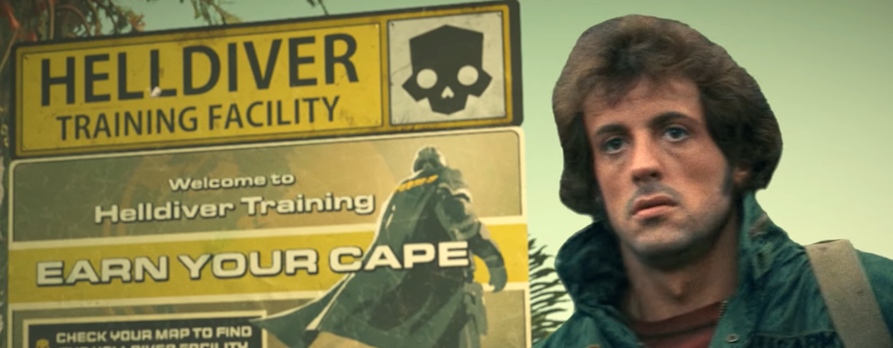 Рэмбо отправили в Helldivers 2 бороться с терминидами