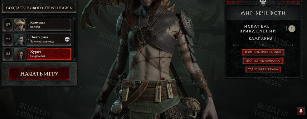 Blizzless слила скриншоты Diablo 4 с русским языком: геймплей, число актов, древо умений, редактор персонажей, карта