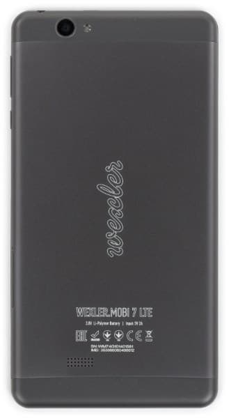 Дизайн планшета Wexler Mobi 7 LTE