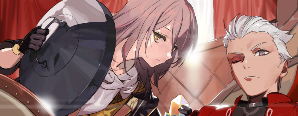 Коллаб Honkai Star Rail и Fate/Stay Night. Представлен арт протагониста с Арчером и мусорным баком