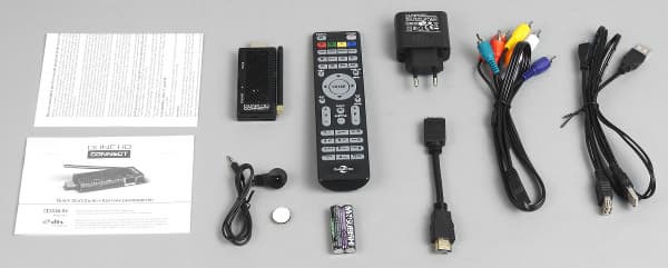 Комплект поставки плеера Dune HD Connect Комплект поставки плеера Dune HD Connect