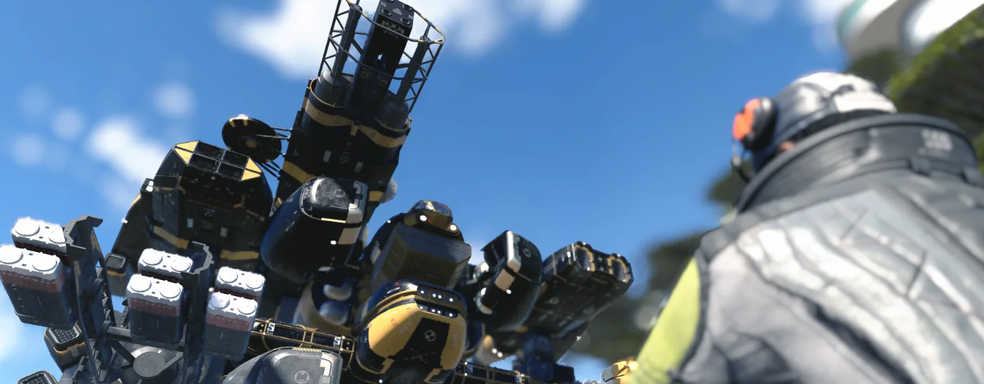 В Starfield добавили пилотируемых мехов и показали геймплей. Тестирование прототипа большого робота