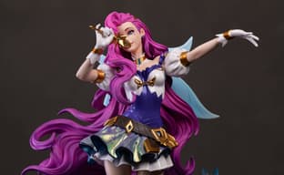 Мечтательная певица: Infinity Studio показала распаковку и сборку статуи Серафины из MOBA League of Legends