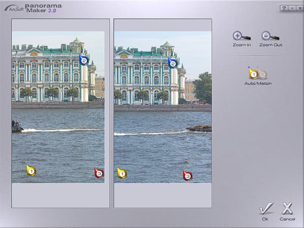 Panorama Maker. 3 этап. Инструмент Fine Tune.