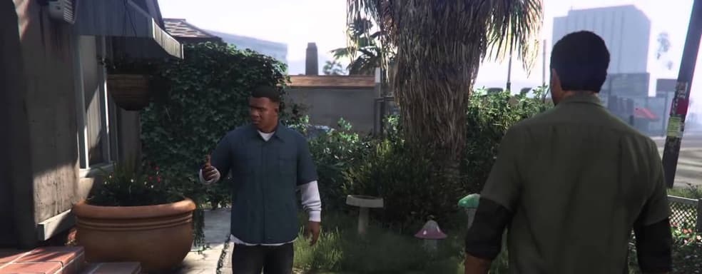 Актёры, сыгравшие персонажей в Grand Theft Auto V, воссоздали сцену «Ламар прожаривает Франклина»