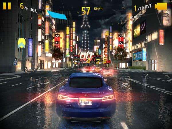 Asphalt 8 на iPad Air 2