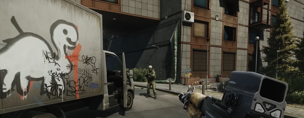 Улицы Таркова в трейлере Escape from Tarkov. Демонстрация крупного обновления с неудачным броском гранаты