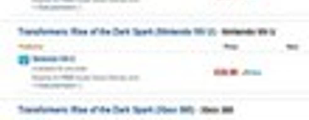 Transformers: Rise of the Dark Spark в разработке