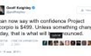 Джефф Кейли заявил, что Project Scorpio будет стоить 499 долларов