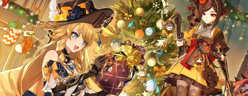 По Genshin Impact, HSR и ZZZ выпустили официальные новогодние арты. miHoYo поздравила фанатов с Новым годом и Рождеством