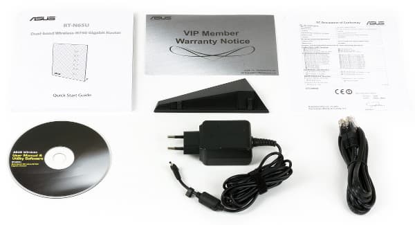 Комплект поставки Asus RT-N65U Комплект поставки Asus RT-N65U