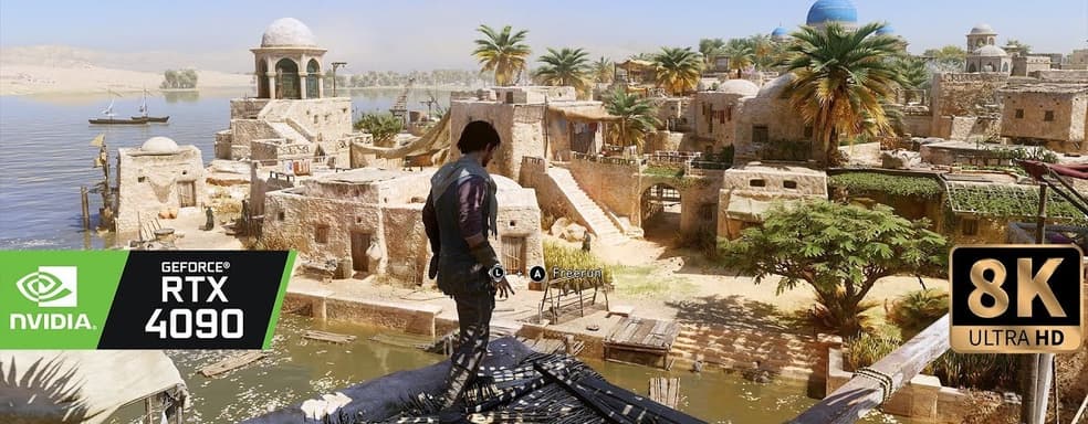 Любуемся Assassin's Creed: Mirage в 8К-разрешении с 60 fps на GeForce RTX 4090