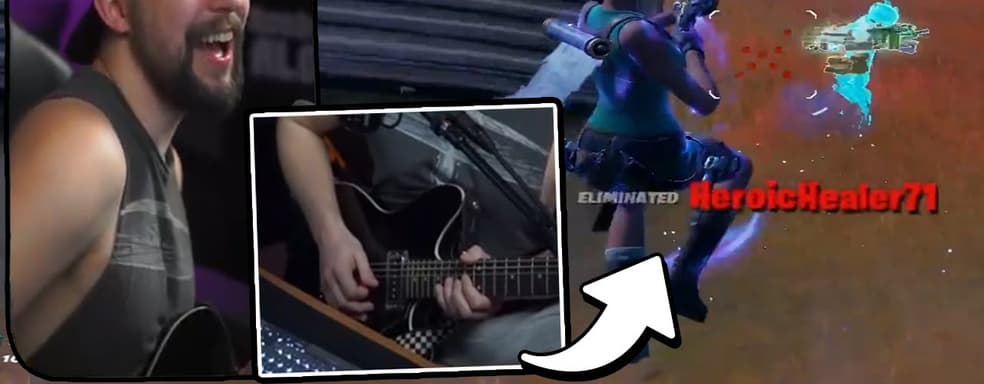 Streamer Plays Fortnite with Unusual "Gamepad"