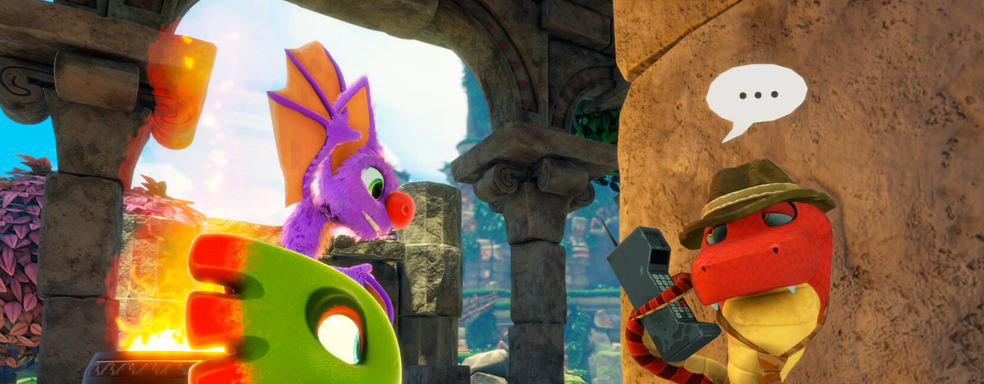 Анонсировали ещё одну игру для новой Nintendo Switch. Авторы Banjo-Kazooie выпустили трейлер Yooka-Replaylee