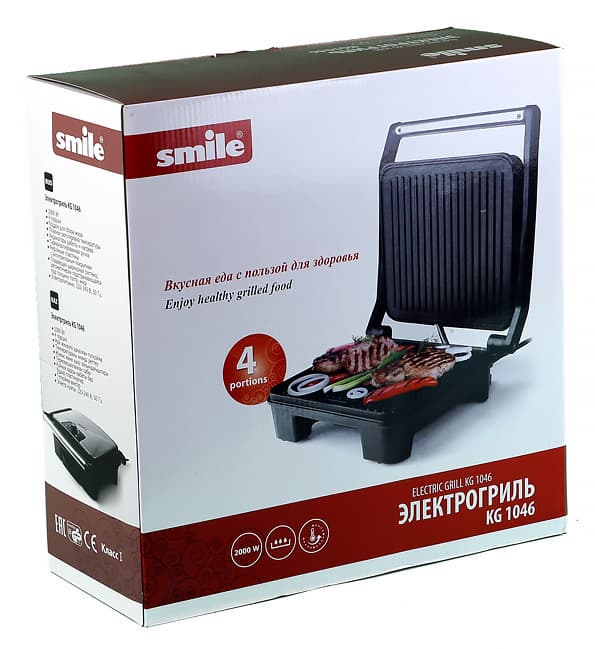 Контактный электрогриль Smile KG 1046