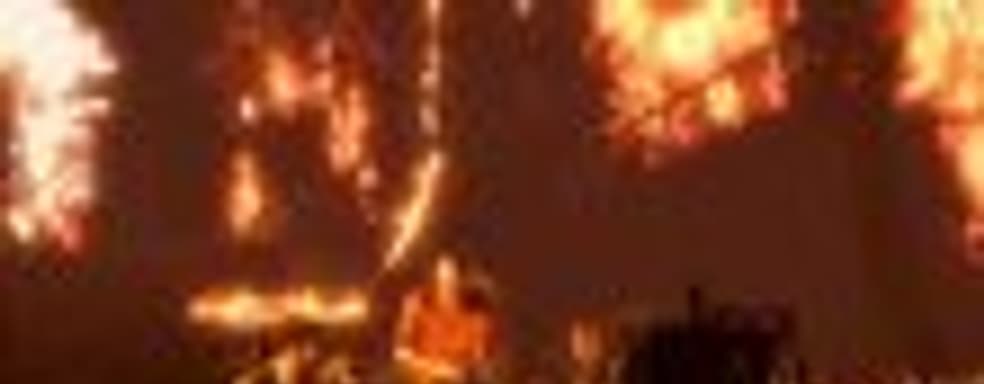 Огонь в Uncharted 3: Drake's Deception