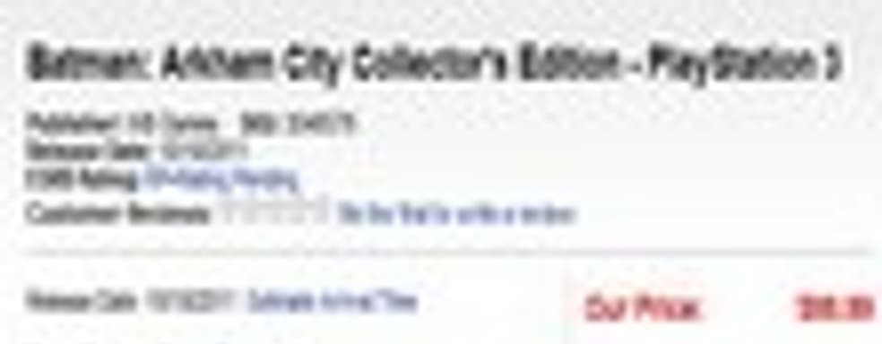 Содержимое Batman: Arkham City  Collector's Edition