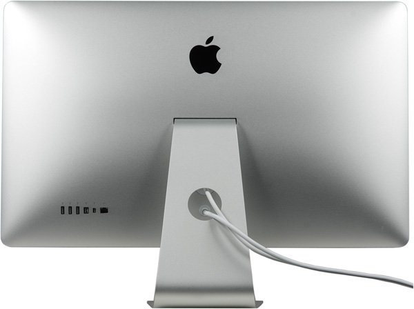 ЖК-монитор Apple Thunderbolt Display, вид сзади