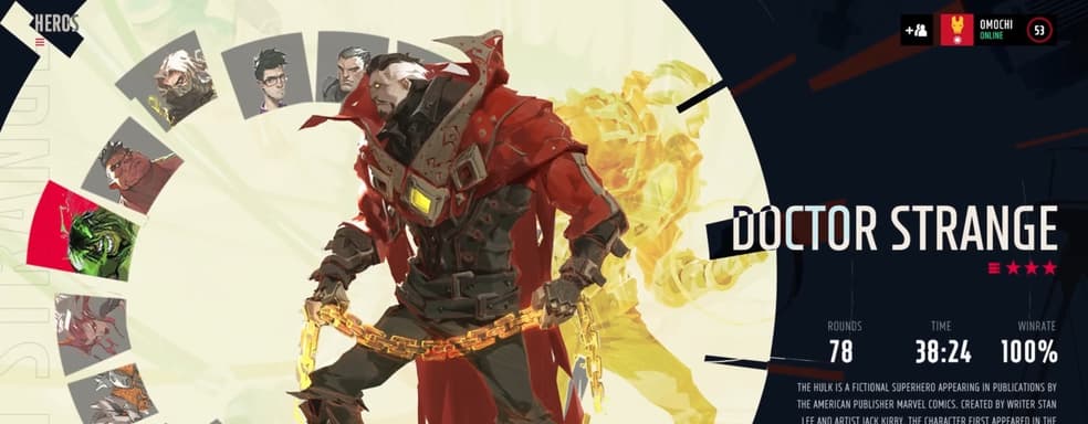 Изначально интерфейс Marvel Rivals был более мрачным и напоминал Disco Elysium