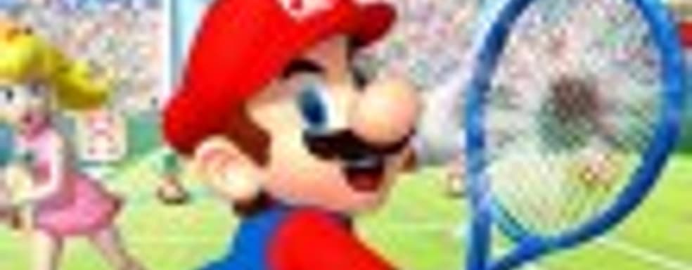 Mario Tennis Open (3DS) - подача с подвыподвертом