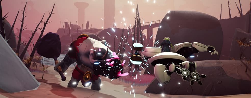 Рогалик про боевого робота и космическую лягушку Shoulders of Giants выйдет на консолях Xbox. Игра напоминает It Takes Two