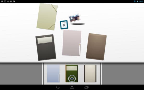 Скриншот Toshiba Excite Write