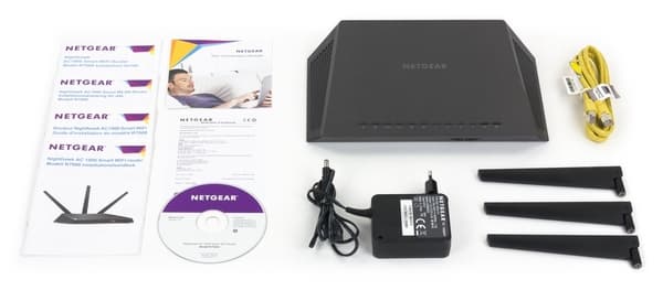 Комплект поставки Netgear R7000 Комплект поставки Netgear R7000