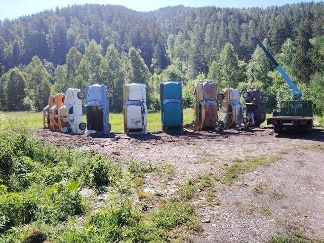«Автомобильный Стоунхенджа» в Алтайском крае