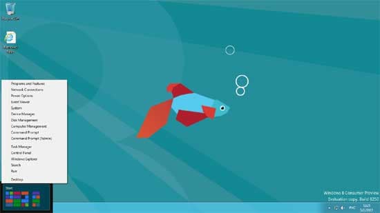 Скриншот Windows 8 Consumer Preview