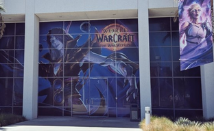 Blizzard decorated the campus for the release of the WoW expansion The War Within