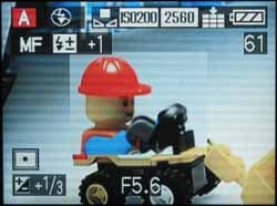 Меню Panasonic DMC-LC1