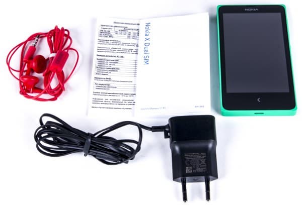 Комплектация смартфона Nokia X