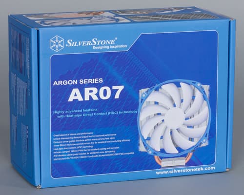 SilverStone AR07 и AR08, коробка