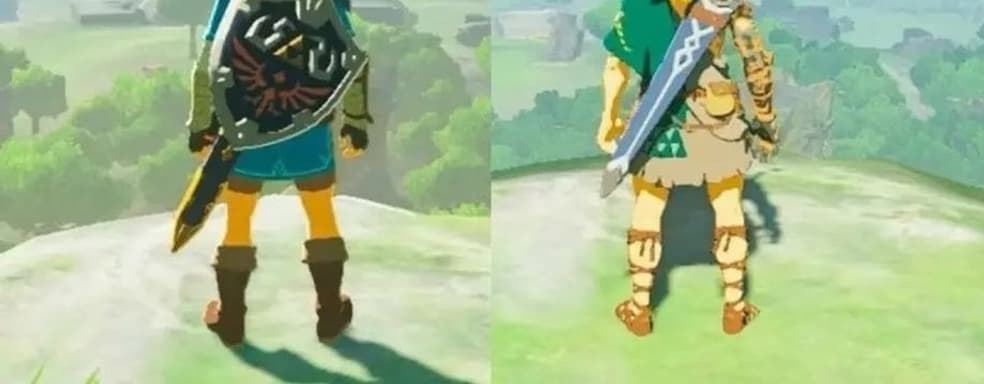 Частота The Legend of Zelda: Tears of the Kingdom часто падает до 20 fps. Сравнение с первой частью