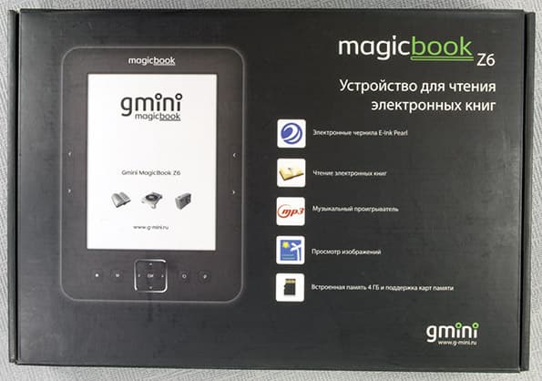 Электронная книга (читалка) Gmini MagicBook Z6 с экраном Pearl
