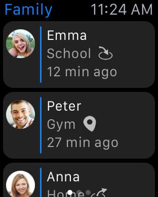 Скриншот Apple Watch