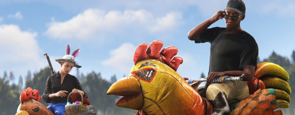 Easter egg hunt begins in Rust, chicken and horse costumes appear