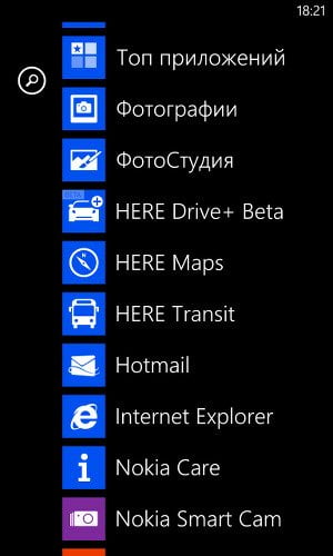 Windows Phone 8 и фирменные программы в Nokia Lumia 925