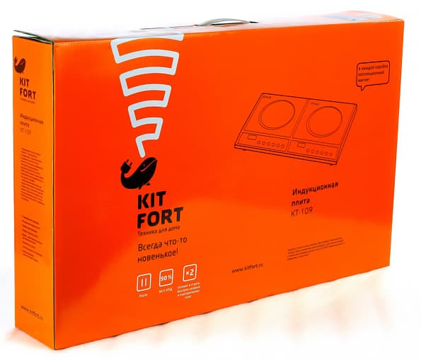 двухконфорочная индукционная плита Kitfort KT-109