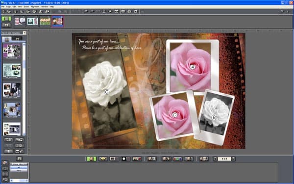 Новый шаблон страницы альбома Dg Foto Art