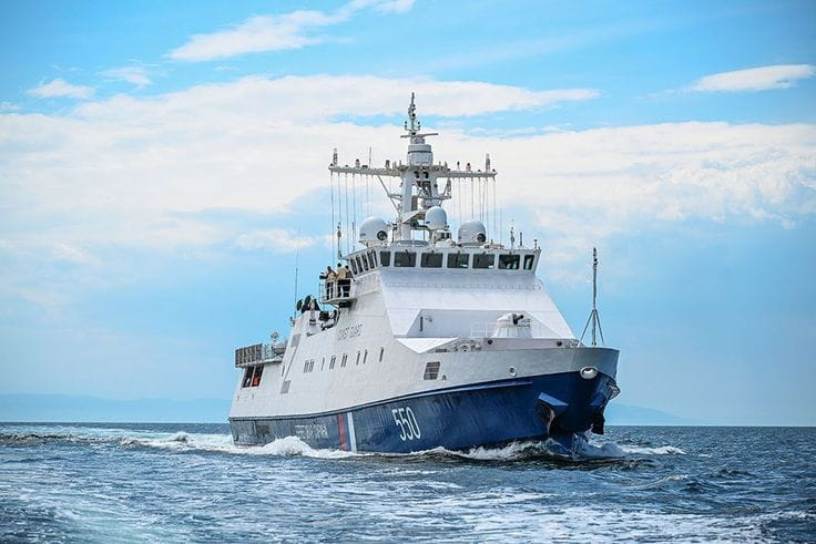 «Подольск» - скоростной многоцелевой корабль береговой охраны, способный нести вахту во льдах