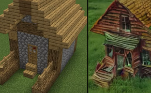Блогер оживил постройки в Minecraft с помощью нейросети Stable Diffusion. Современные технологи для создания прекрасного