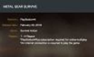 Слух: в Metal Gear Survive нельзя поиграть без подключения к интернету