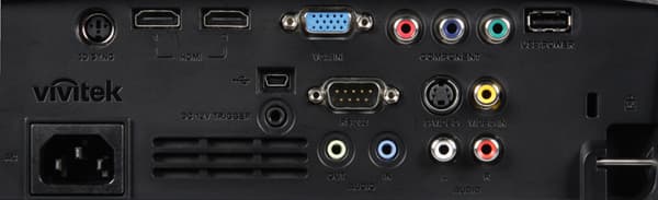 Проектор Vivitek H1185HD, интерфейсы