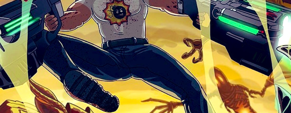 Александр Невский рассказал о работе над фильмом «Серьёзный Невский» и показал арт с собой в образе героя Serious Sam