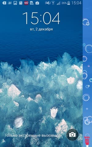 Скриншот смартфона Samsung Galaxy Note Edge Скриншот смартфона Samsung Galaxy Note Edge