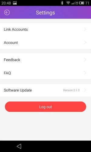 Скриншот приложения inHealth для часов inWatch Pi