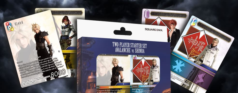Открыт предзаказ на набор «Avalanche VS Shinra». Это ККИ с героями Final Fantasy VII Remake
