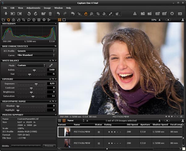 Быстрая корректировка фотографий в Capture One 4
